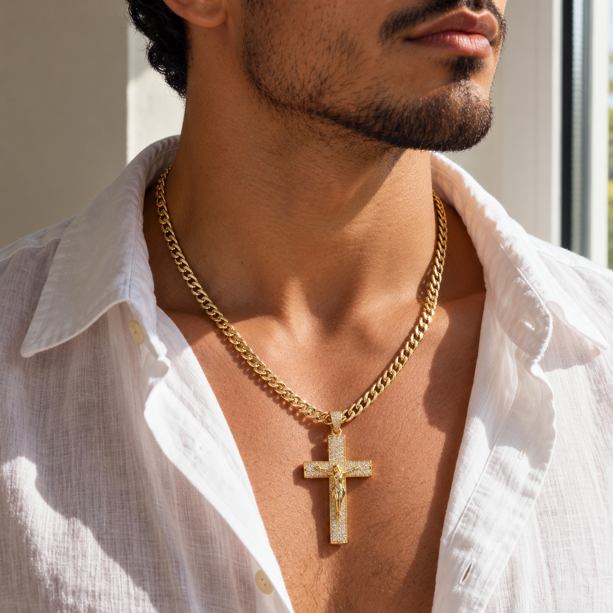 ✨ Collar Cruz de Jesus - Un Simbolo de Fe y Fortaleza ✨